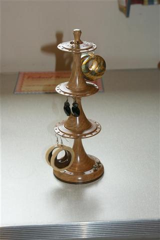 Earring stand by Pat Hughes